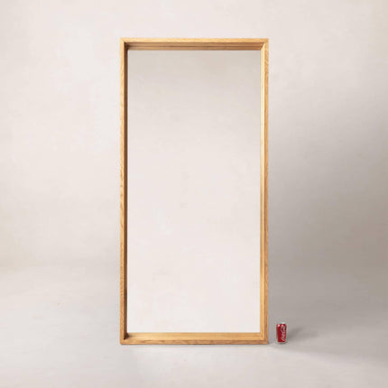 Ojai Floor Mirror - Warm Oak Mirrors TriadCommerceInc