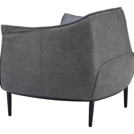 Julian Accent Chair Gray Chairs TriadCommerceInc   