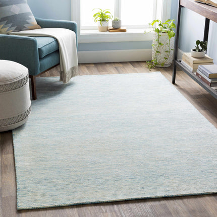 Orcas Hand Tufted Wool-Blend Rug - Ice Blue Rugs TriadCommerceInc