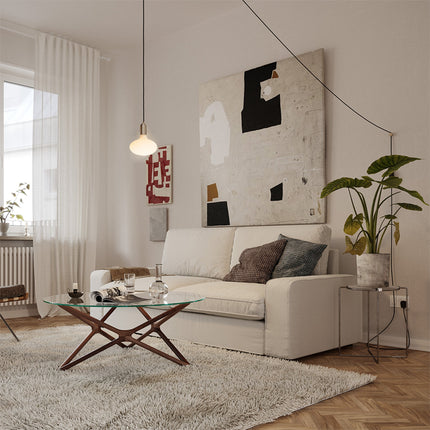 Oval Plug-In Pendant in Brass Home Decor > Lighting > Ceiling Lights > Pendant Lights TriadCommerceInc