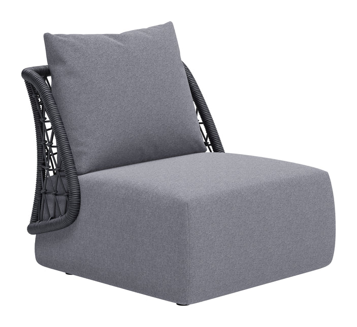 Mekan Accent Chair Gray Seating TriadCommerceInc Default Title  