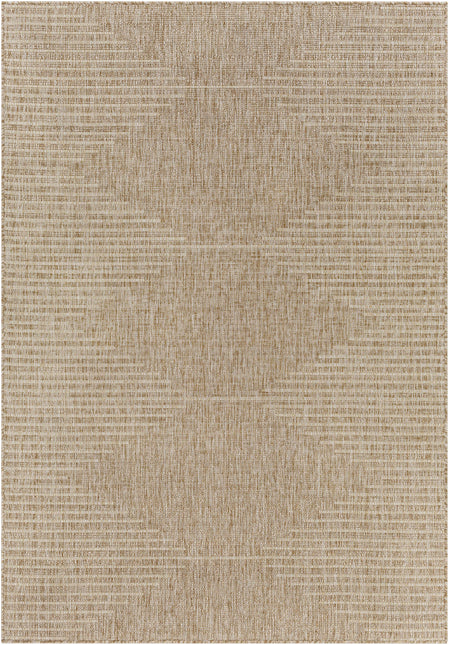 Stephan Dark Beige Outdoor Rug Rugs TriadCommerceInc 5'3" x 7'7" Rectangle