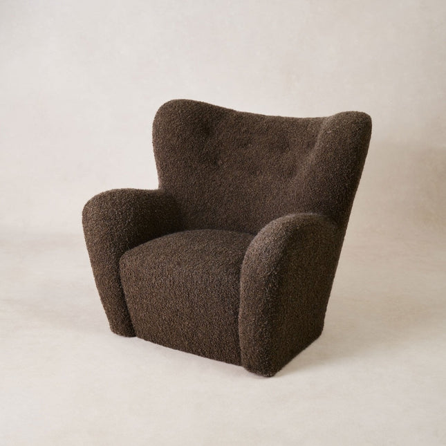 Papa Teddy Chair - Mocha Boucle Arm Chairs, Recliners & Sleeper Chairs TriadCommerceInc