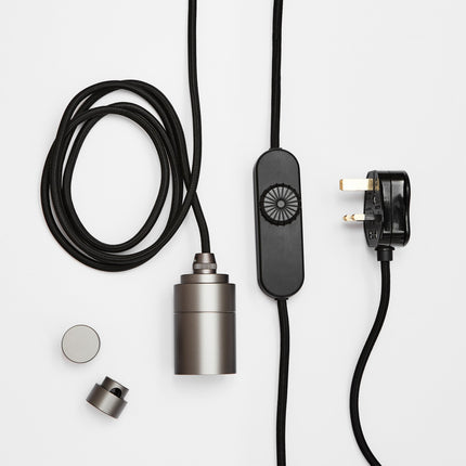 Voronoi III Plug-In Pendant in Graphite Home Decor > Lighting > Ceiling Lights > Pendant Lights TriadCommerceInc