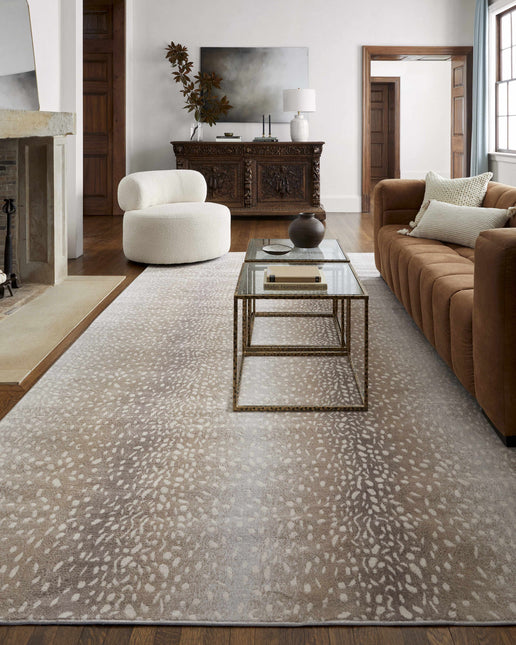 Pointblank Tan Leopard Print Rug Rugs TriadCommerceInc