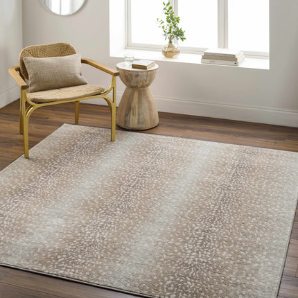 Pointblank Tan Leopard Print Rug Rugs TriadCommerceInc