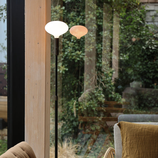 Poise Adjustable Floor Lamp in Graphite + Oval II Home Decor > Lighting > Lamp > Floor Lamps TriadCommerceInc