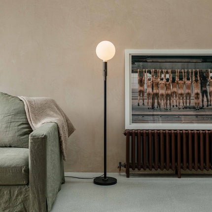 Poise Adjustable Floor Lamp in Graphite Floor Lamps TriadCommerceInc