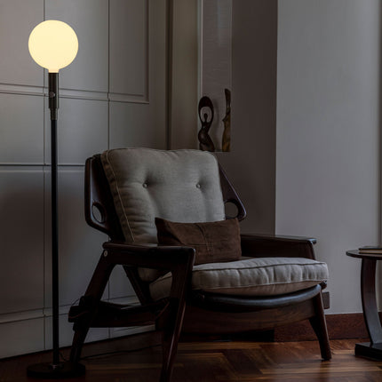 Poise Adjustable Floor Lamp in Graphite Floor Lamps TriadCommerceInc