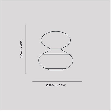 Reflection Oval Table Lamp Table Lamps TriadCommerceInc