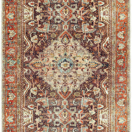 Portlaw Vintage Flat Pile Washable Rug Rugs TriadCommerceInc