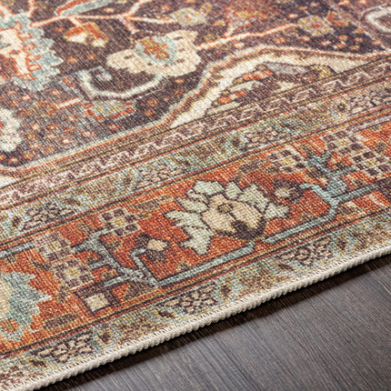 Portlaw Vintage Flat Pile Washable Rug Rugs TriadCommerceInc