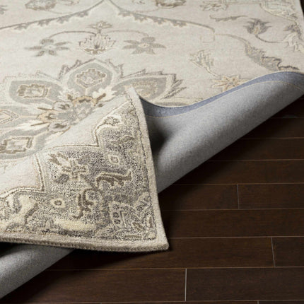 Peterstown Beige Wool Rug Rugs TriadCommerceInc
