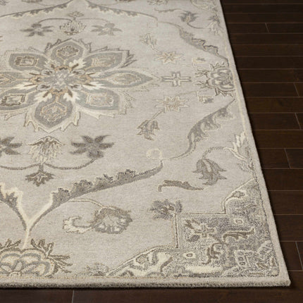Peterstown Beige Wool Rug Rugs TriadCommerceInc
