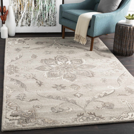 Peterstown Beige Wool Rug Rugs TriadCommerceInc