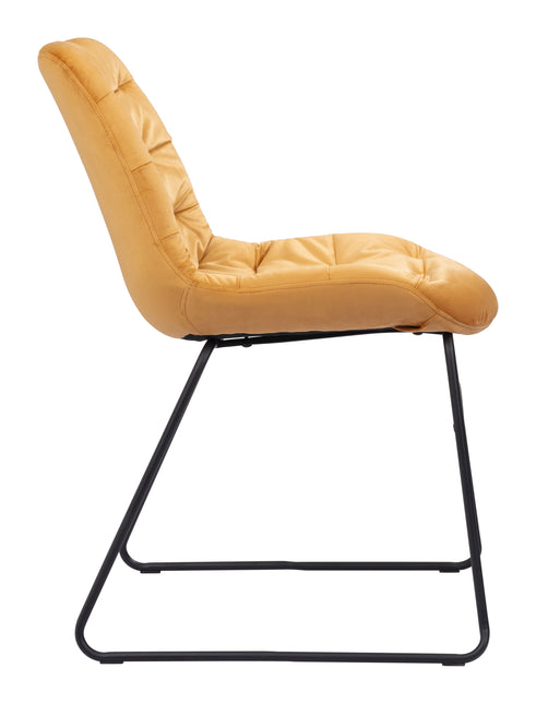 Tammy Dining Chair (Set of 2) Yellow Chairs TriadCommerceInc   