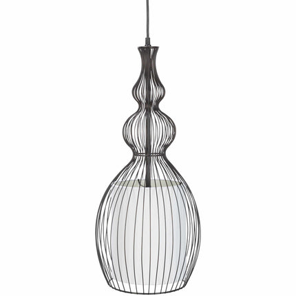 Topeka Modern Pendant Light Home Decor > Lighting > Ceiling Lights > Pendant Lights TriadCommerceInc 25"H x 11"W x 11"D