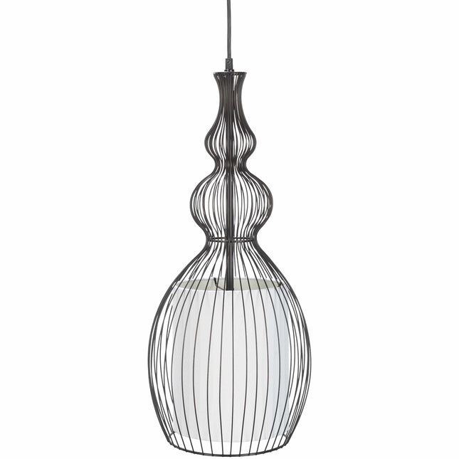 Topeka Modern Pendant Light Home Decor > Lighting > Ceiling Lights > Pendant Lights TriadCommerceInc 25"H x 11"W x 11"D