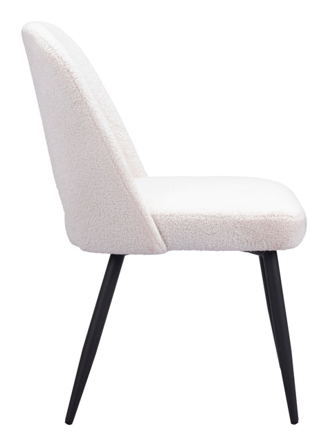 Teddy Dining Chair (Set of 2) Ivory Chairs TriadCommerceInc   