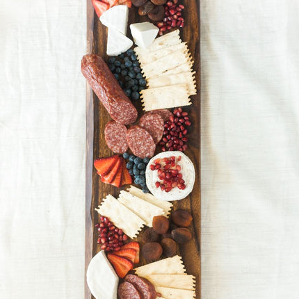 24" Acacia Wood Serving Board Tableware TriadCommerceInc