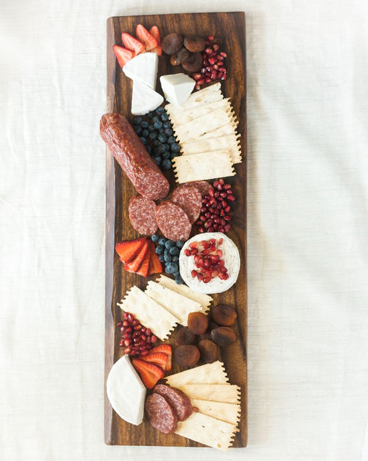 24" Acacia Wood Serving Board Tableware TriadCommerceInc