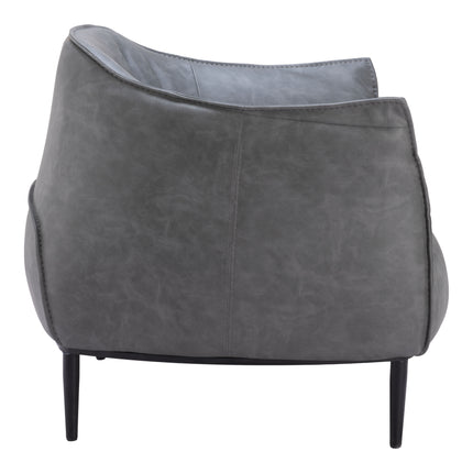 Julian Accent Chair Gray Chairs TriadCommerceInc   