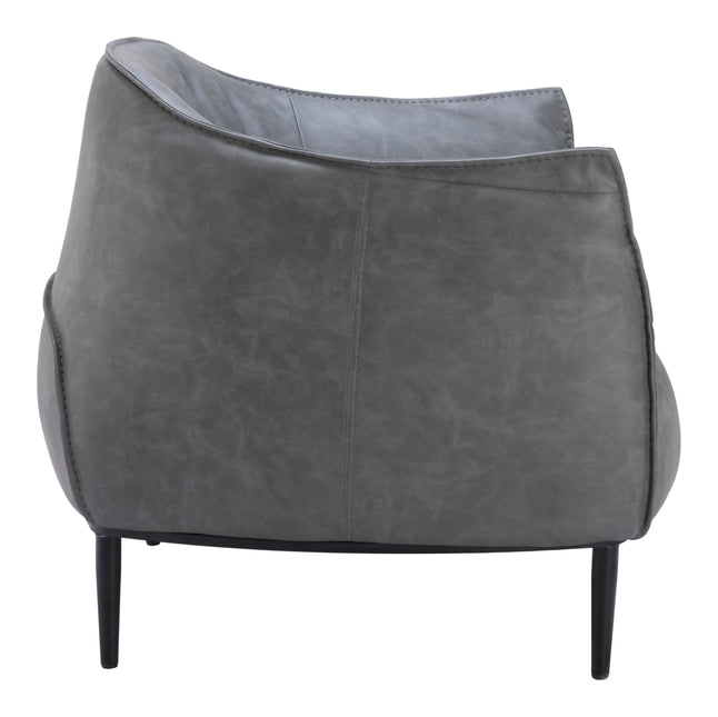 Julian Accent Chair Gray Chairs TriadCommerceInc