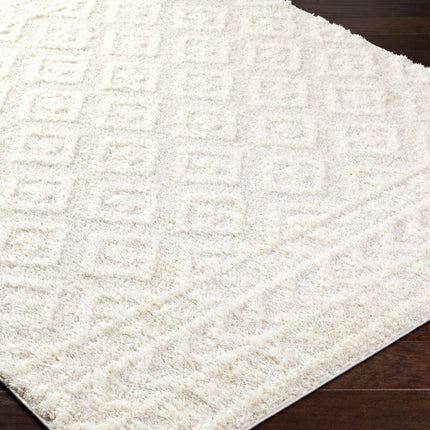 Eivin Cream Diamonds Plush Rug Rugs TriadCommerceInc