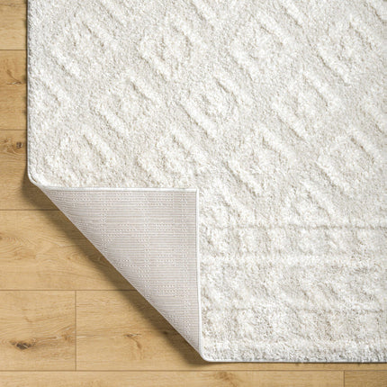 Eivin Cream Diamonds Plush Rug Rugs TriadCommerceInc