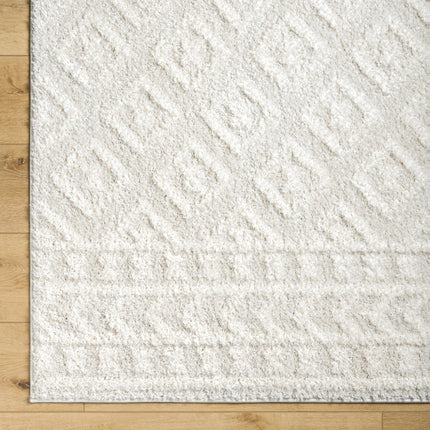 Eivin Cream Diamonds Plush Rug Rugs TriadCommerceInc