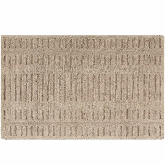 Washable Handmade Wool Rug - Brown Rugs TriadCommerceInc