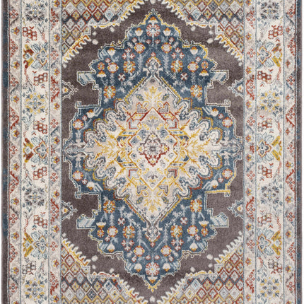 Haymond Brown Medallion Area Rug Rugs TriadCommerceInc 5'3" x 7'3" Rectangle