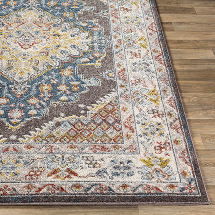 Haymond Brown Medallion Area Rug Rugs TriadCommerceInc