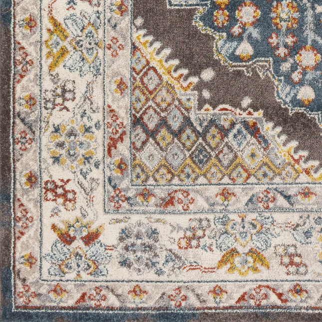 Haymond Brown Medallion Area Rug Rugs TriadCommerceInc