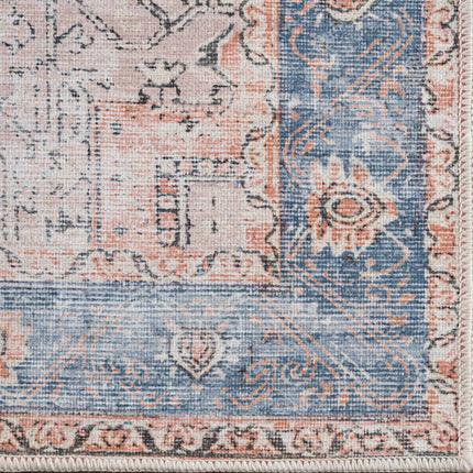 Rosman Distressed Washable Rug Rugs TriadCommerceInc