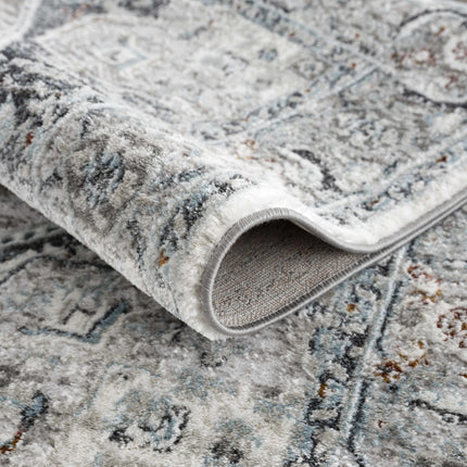 Liverpool Gray & Blue Area Rug - Clearance Rugs TriadCommerceInc