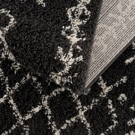 Thetford Black Berber Shag Rug - Clearance Rugs TriadCommerceInc