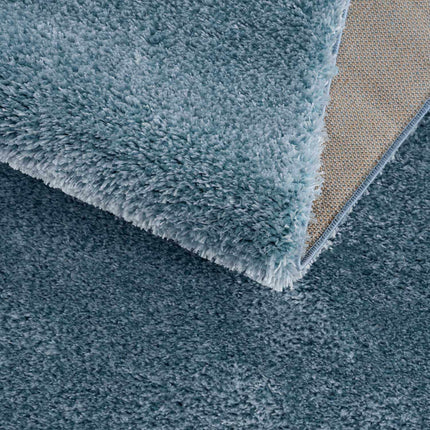 Heavenly Solid Blue Plush Rug - Clearance Rugs TriadCommerceInc