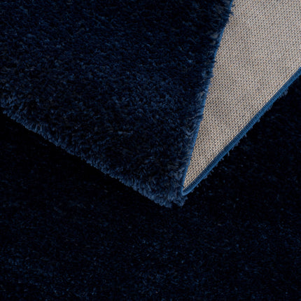 Heavenly Solid Navy Blue Shag Rug - Clearance Rugs TriadCommerceInc