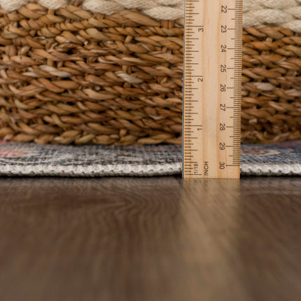 Rosman Distressed Washable Rug Rugs TriadCommerceInc