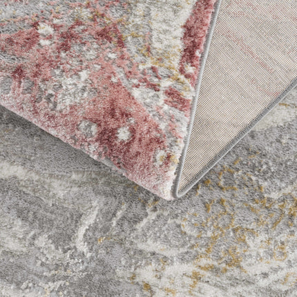 Lively Marble Pink Area Rug Rugs TriadCommerceInc