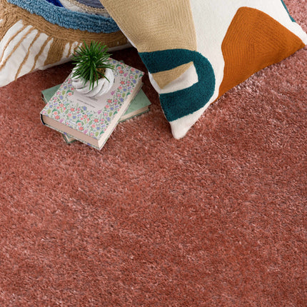 Heavenly Solid Pink Plush Rug - Clearance Rugs TriadCommerceInc