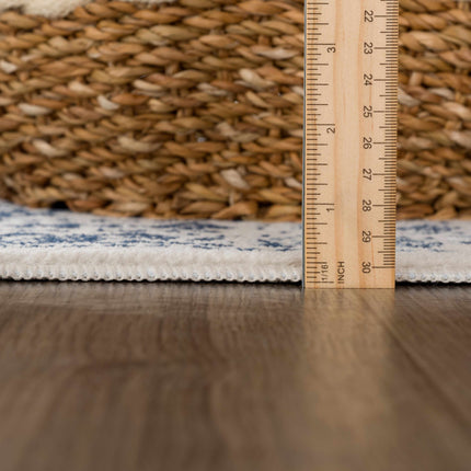 Michie Blue Area Rug - Clearance Rugs TriadCommerceInc