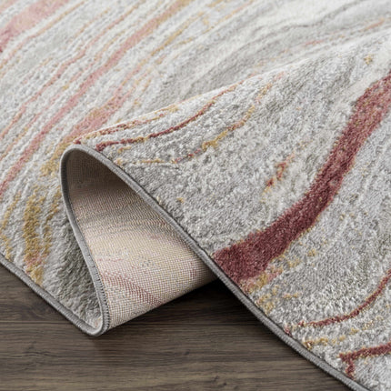 Live Marble Pink Area Rug Rugs TriadCommerceInc
