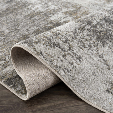 Liveree Gray Abstract Area Rug - Promo Rugs TriadCommerceInc