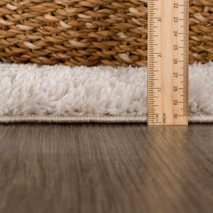 Heavenly Solid Beige Plush Rug Rugs TriadCommerceInc