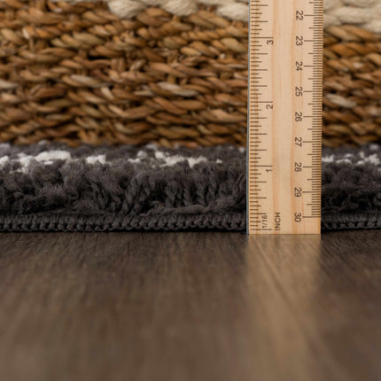 Thetford Black Berber Shag Rug - Clearance Rugs TriadCommerceInc