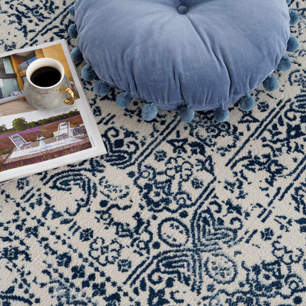 Michie Blue Area Rug - Clearance Rugs TriadCommerceInc