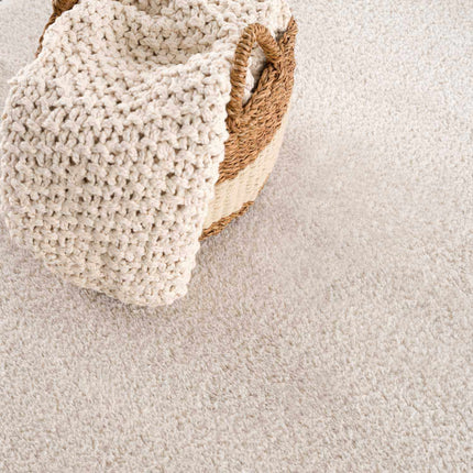 Heavenly Solid Beige Plush Rug Rugs TriadCommerceInc