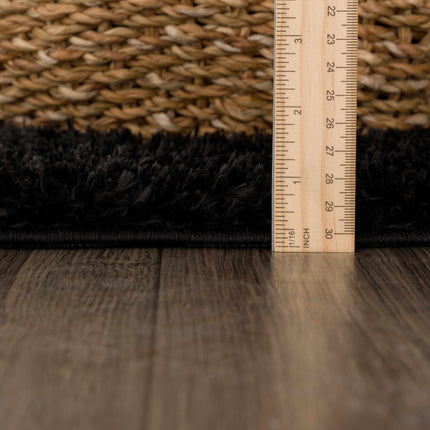 Heavenly Solid Black Plush Rug - Clearance Rugs TriadCommerceInc